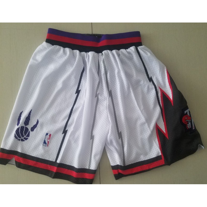 raptors shorts white