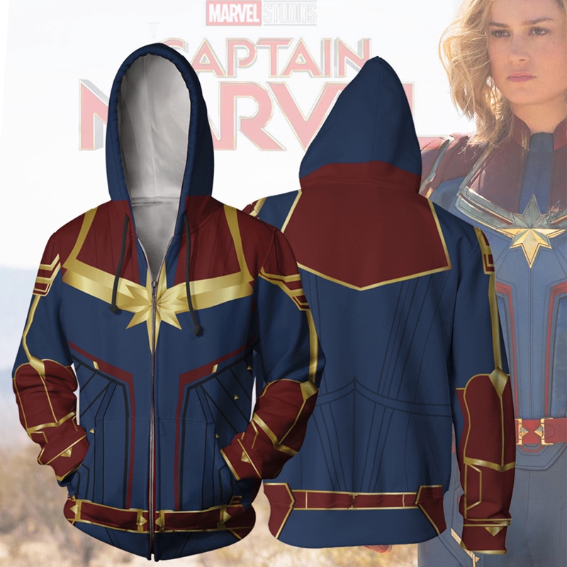 hoodie captain marvel