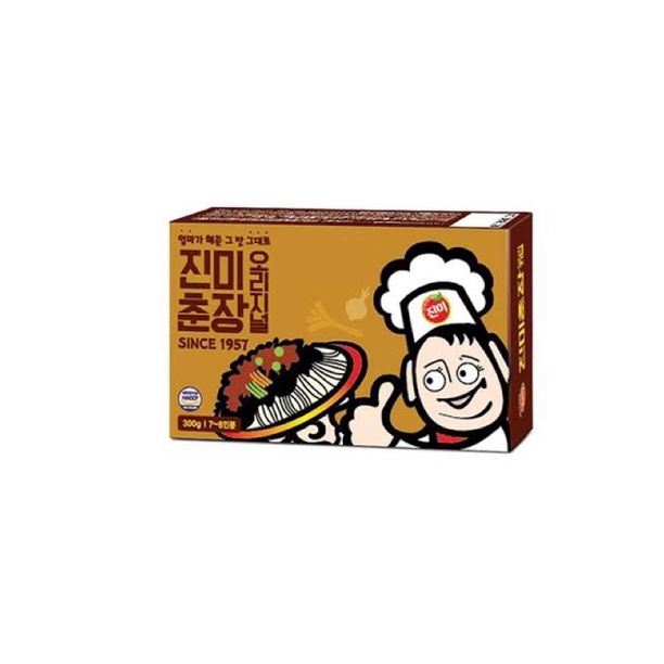 Jinmi Korean Chunjang Black Bean Paste Jjajangmyeon udon noodles Jjajang Dish 300g Shopee