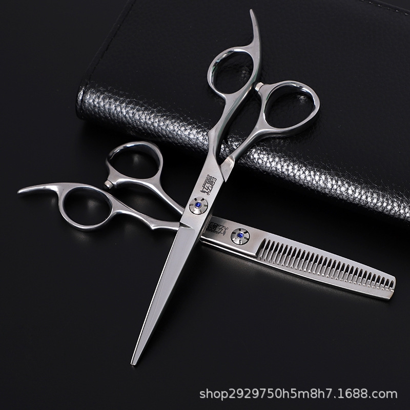 professional barber hair cutting thinning scissors