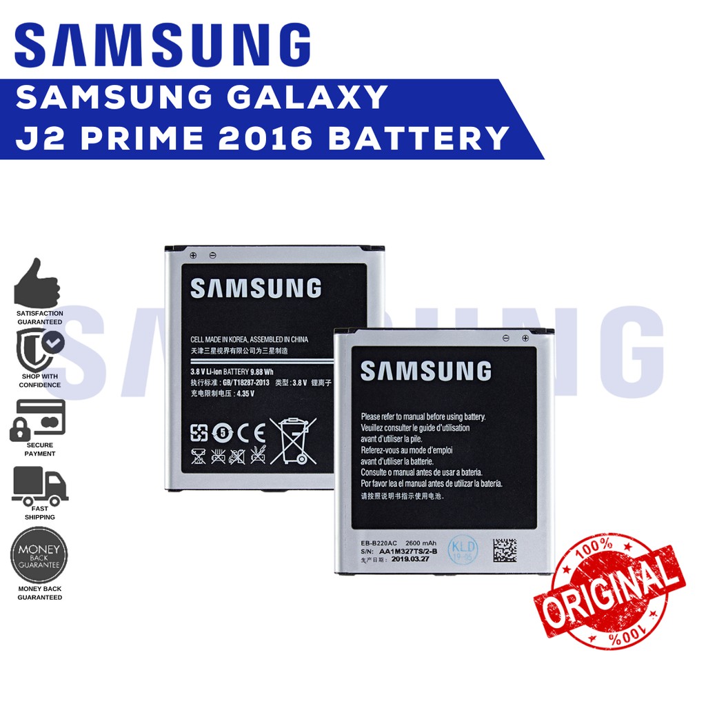 Samsung Galaxy J2 Prime 16 Battery Eb Bg530 Original Equipment Manufacturer Shopee Philippines