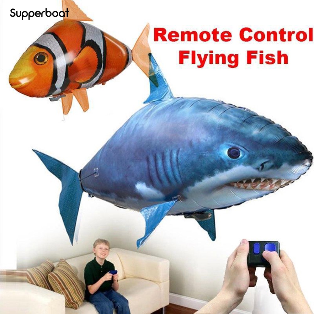 remote control flying fish toy