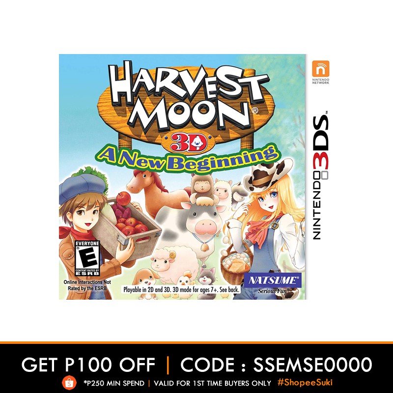 harvest moon 3ds games