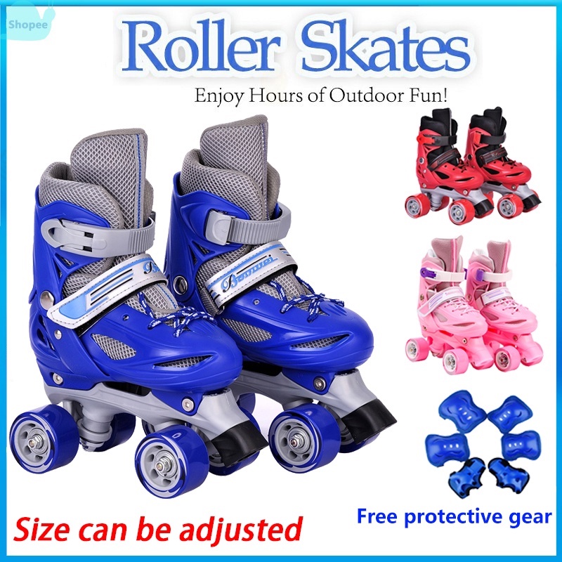 Roller Skates Adjustable Double Row Skate Roller Shoes Roller Blades
