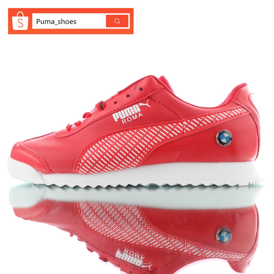 puma bmw red sneakers