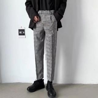 black checkered trousers mens