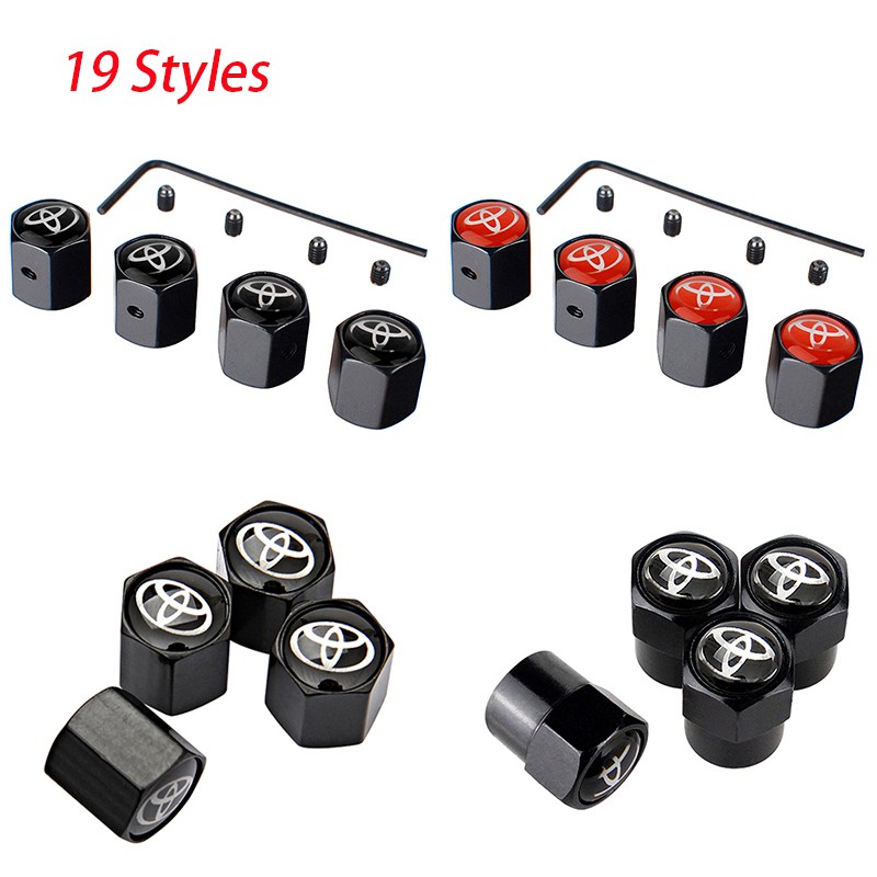 For Toyota Car Tire Valve Stem Cap Auto Tyre Wheel Air Cover | Shopee  Philippines