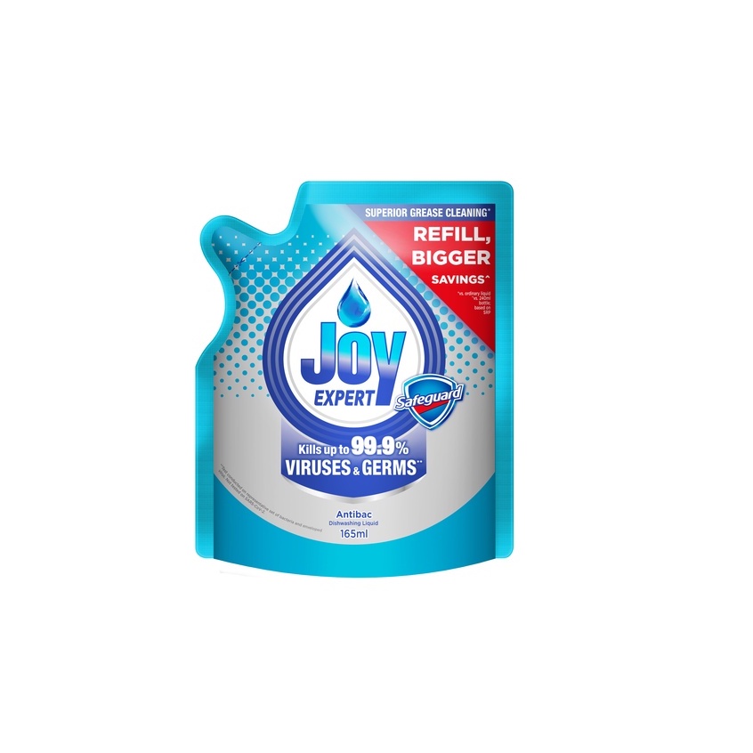 Joy Dishwashing Liquid Antibac with Power Of Safeguard Refill 165ML ...