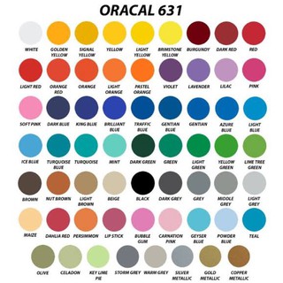 Oracal 631 Matte Vinyl Sticker Series 2 for Cricut, Silhouette Cameo ...