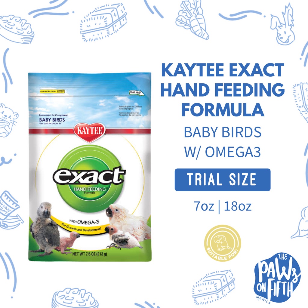 Kaytee Exact Hand Feeding Formula Trial Size Shopee Philippines