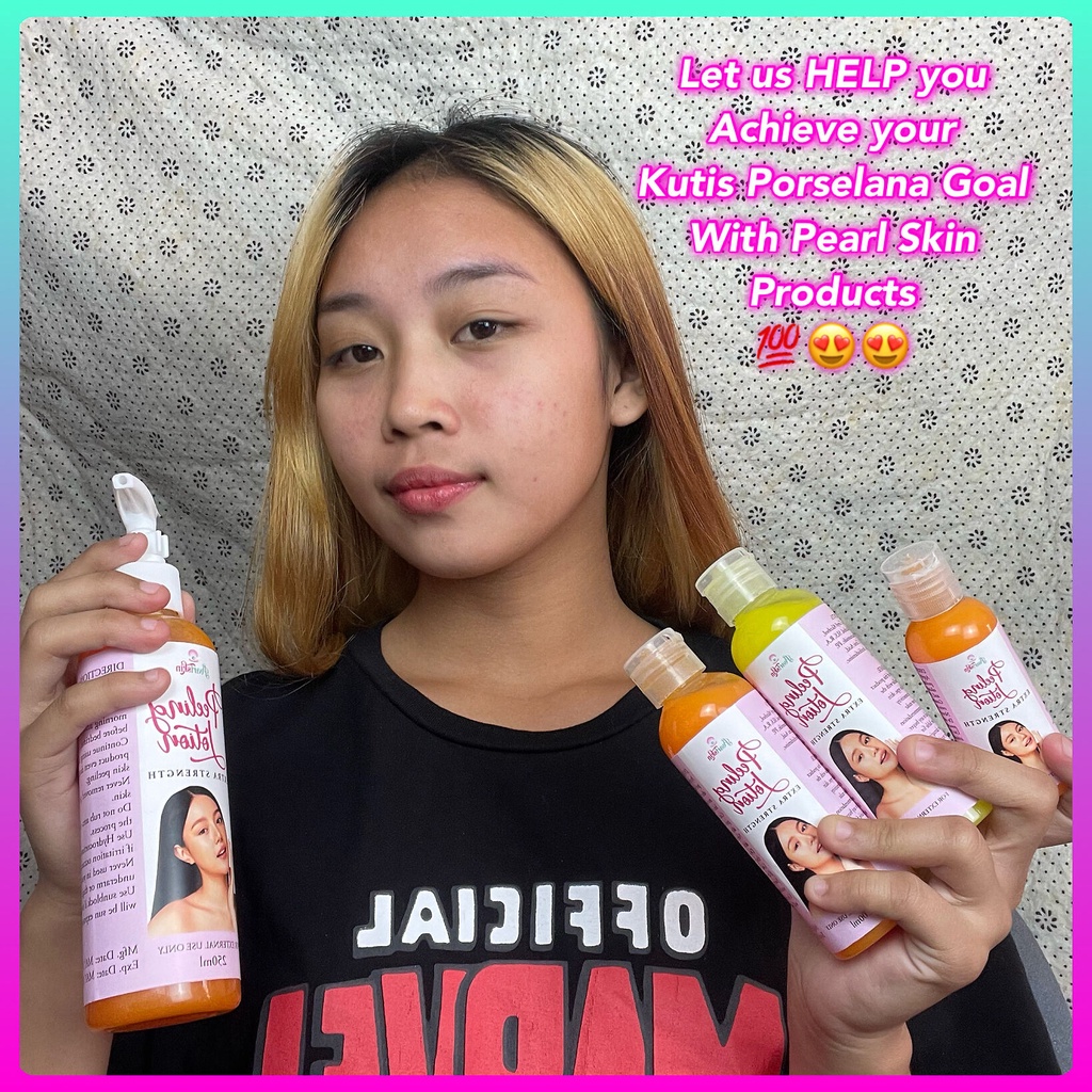 Original PEARL SKIN ORANGE Peeling Lotion with Extra Strength Skeencare