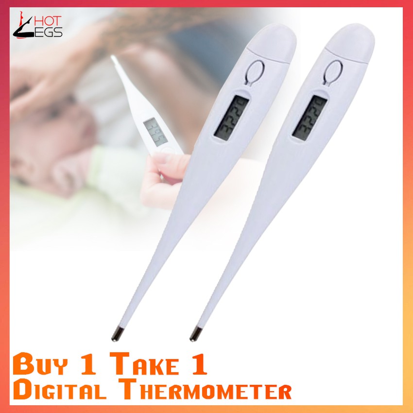 BUY 1 TAKE 1 Digital Thermometer with Beeper LCD Display for Adults and