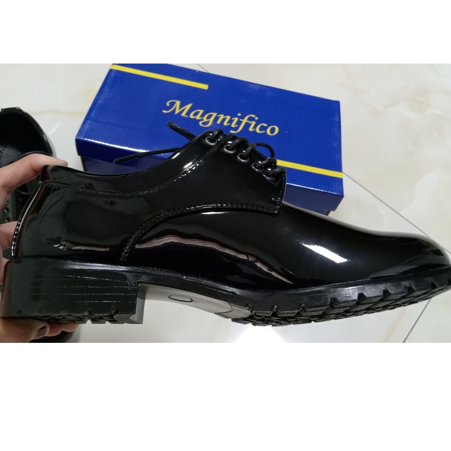 F2022-1 Security Guard Black Leather Duty Shoes I Office I School I ...