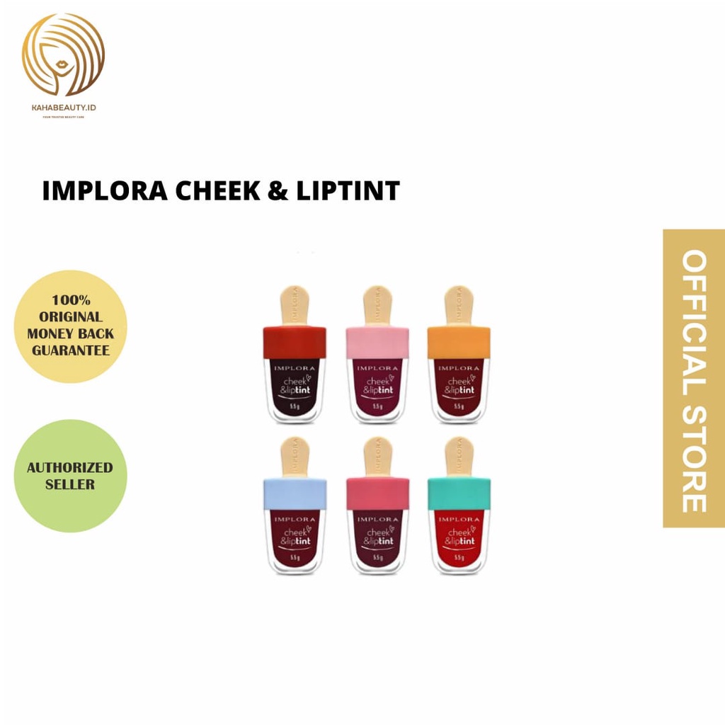 (IMPLORA) Liptint LIP TINT VAMPIRE BLOOD CHERRY BOMB CANDY APPLE