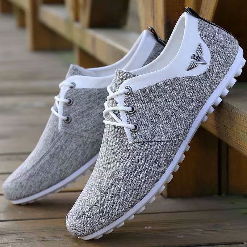friendly Interpret Aspire High Quality Canvas Casual Shoes for Men Comfortable Soft Mans Walking  Footwear Breathable Linen | Shopee Philippines