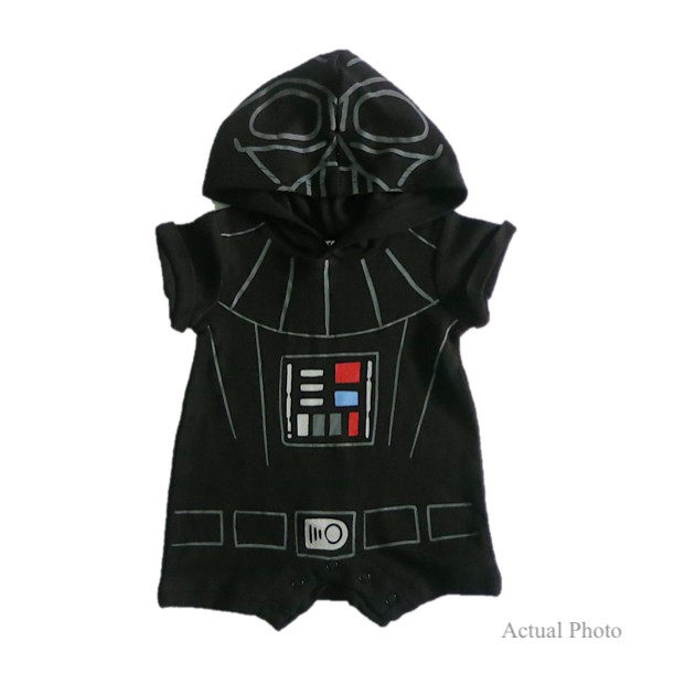 Star Wars Baby Darth Vader Baby Boy Halloween Costume Hooded Romper Shopee Philippines