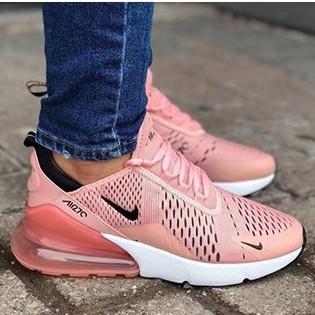 nike air max 270 flyknit women's pink