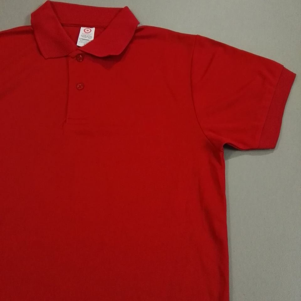 red dri fit polo shirts