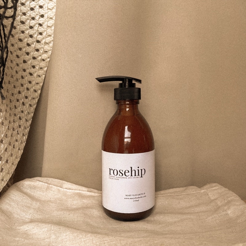 Rosehip Facial Cleanser with Lauric Acid and Licorice Root Extract Mary Elizabeth R Shopee