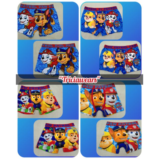 paw patrol boxer briefs