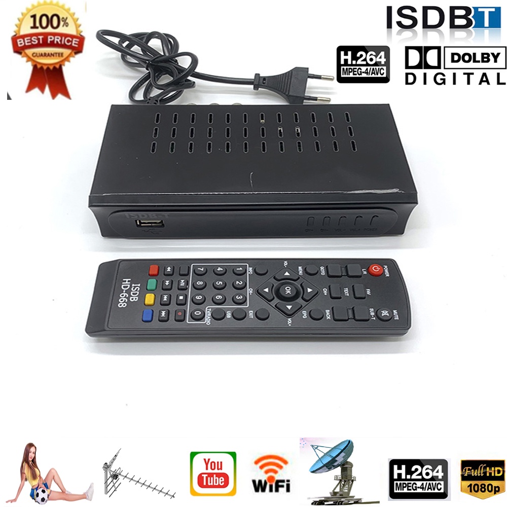 ISDB-T signal Satellite TV Receiver box For Chile Brazil Peru 