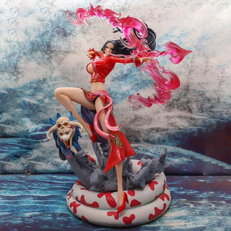 Cod Ready Stock One Piece Boa Hancock Captive Snake Gk Pvc Action Figures Toy Shopee Philippines