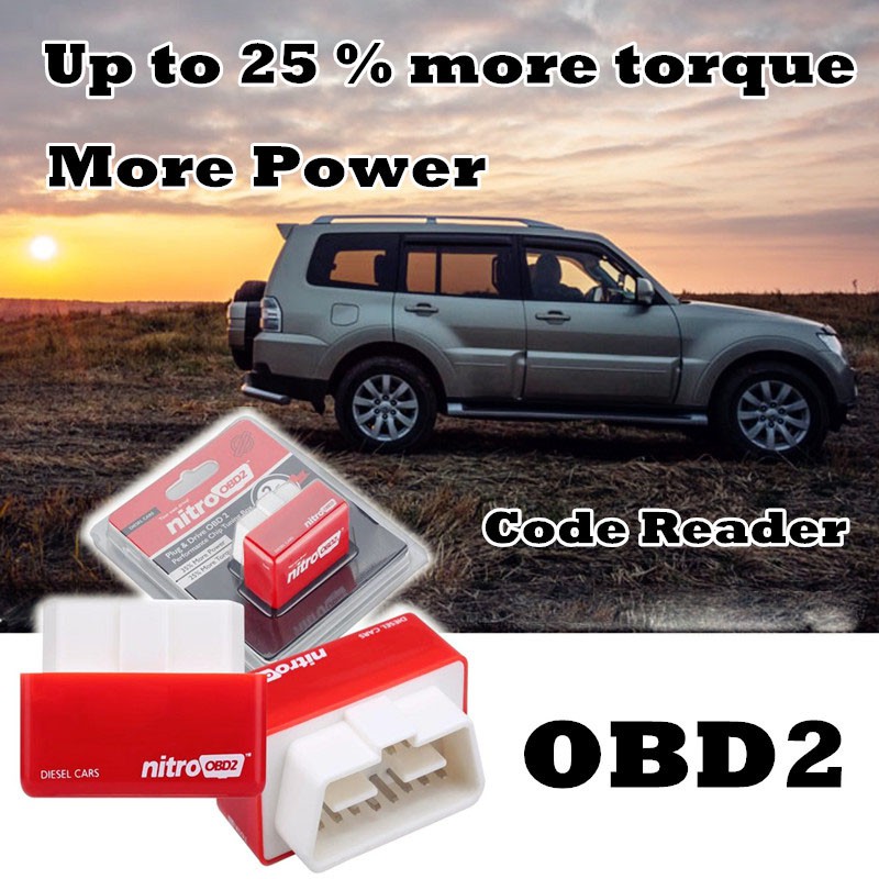 Car OBD2 Performance Chip Fuel Saver Tuning Box Interface Plug /&Drive For Diesel