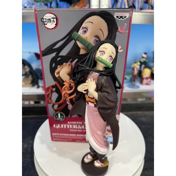 Demon Slayer Nezuko Kamado Glitter Glamours Banpreso Authentic Bib Shopee Philippines