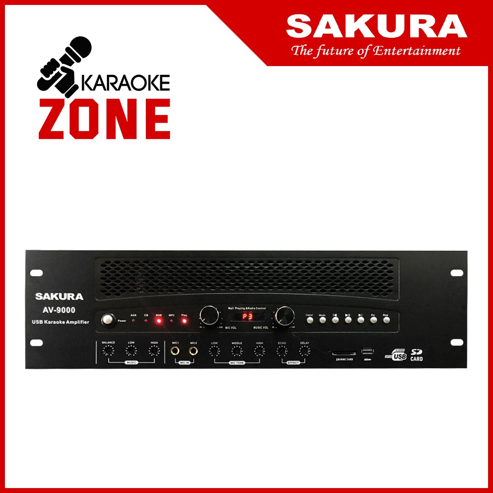 Sakura Av 735 Usb Bt Digital Karao Amplifier Shopee Philippines