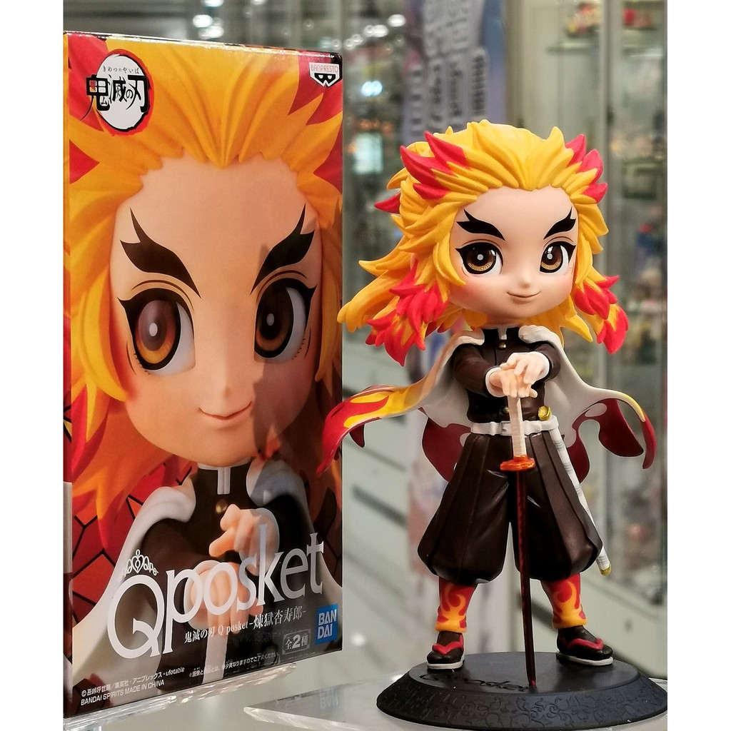 Q Posket Kyojuro Rengoku Demon Slayer Kimetsu No Yaiba Shopee Philippines