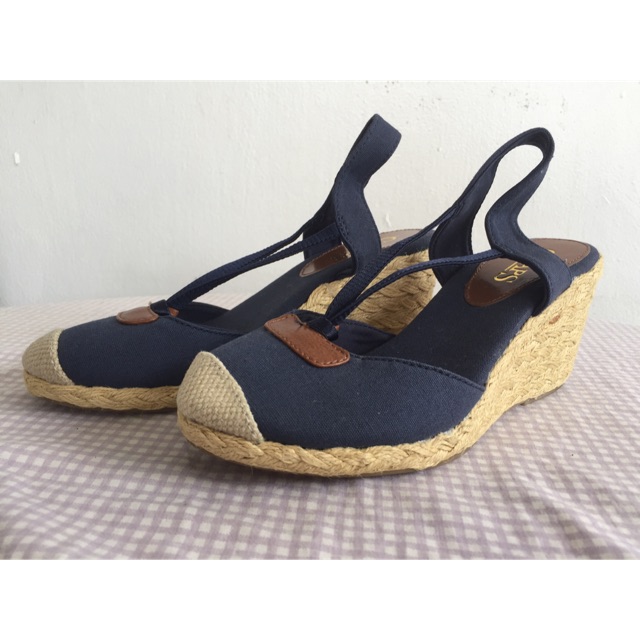 chaps espadrille wedge