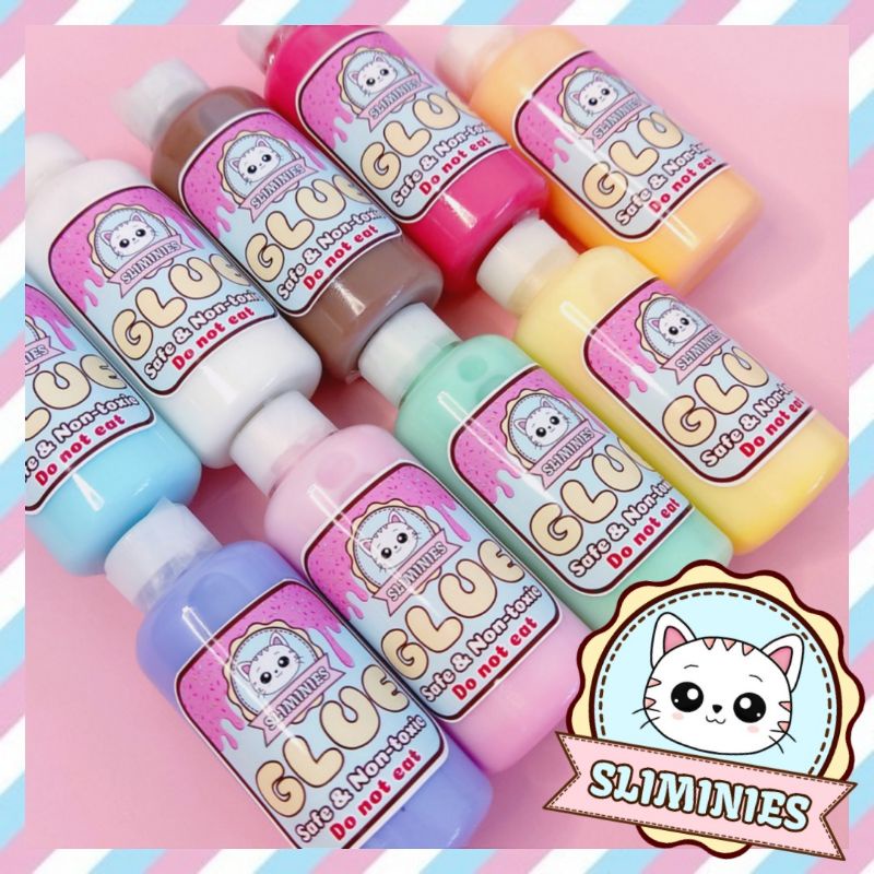 Mini Size Colored Glue For Slime By Sliminies Shopee Philippines