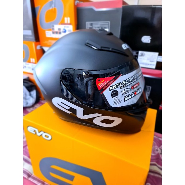 EVO HELMET GSX3000 V2 MATTE BLACK | Shopee Philippines