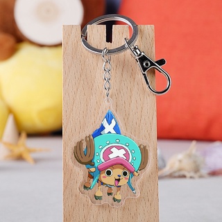 One Piece Anime Acrylic Keychain Keyring Luffy Nami Chopper Ace ...