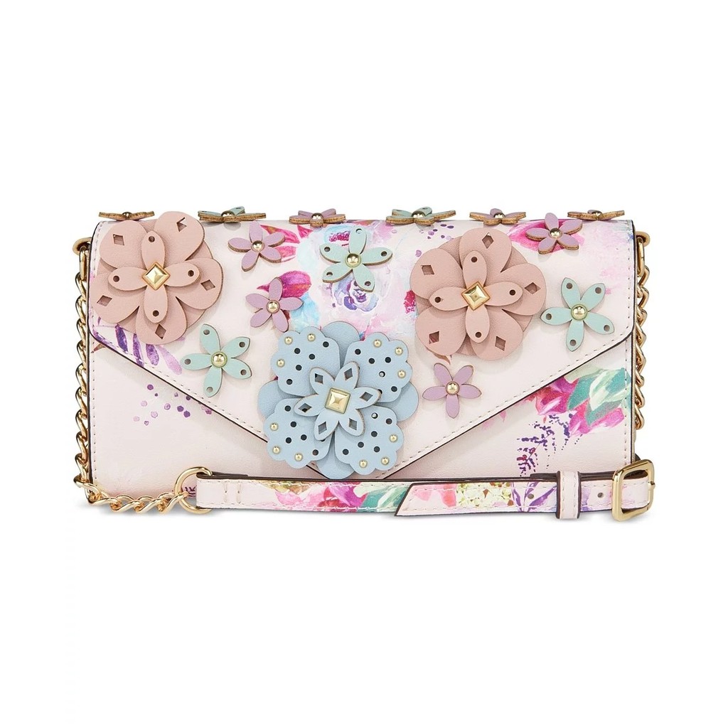 nine west floral wallet