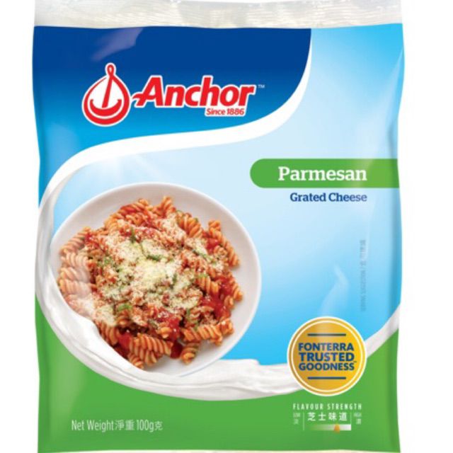 Anchor Parmesan Cheese 100g Shopee Philippines