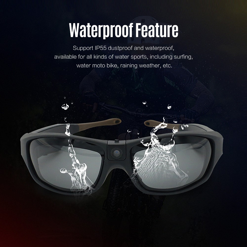 waterproof video sunglasses