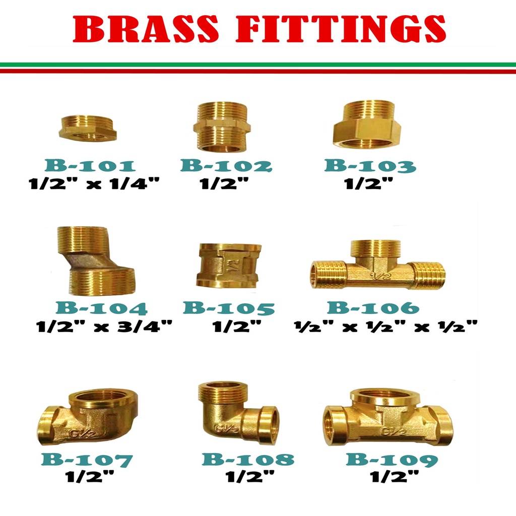 Brass Water Hose pipe Fittings Shopee Philippines
