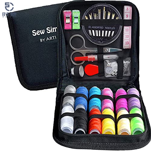 SHICHI Travel Sewing Kit, DIY Mini Sewing Kits for Home Travel Adults