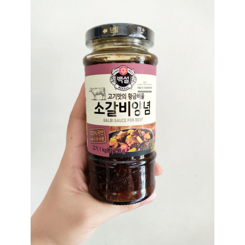 Cj Beksul Korean Bbq Galbi Sauce For Beef And Pork 290g Shopee Philippines