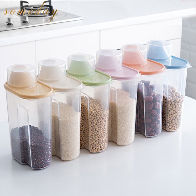 Kitchen Food Storage Container Kitchen Container Food Box Rice Dried Food Cereal Flour Storage