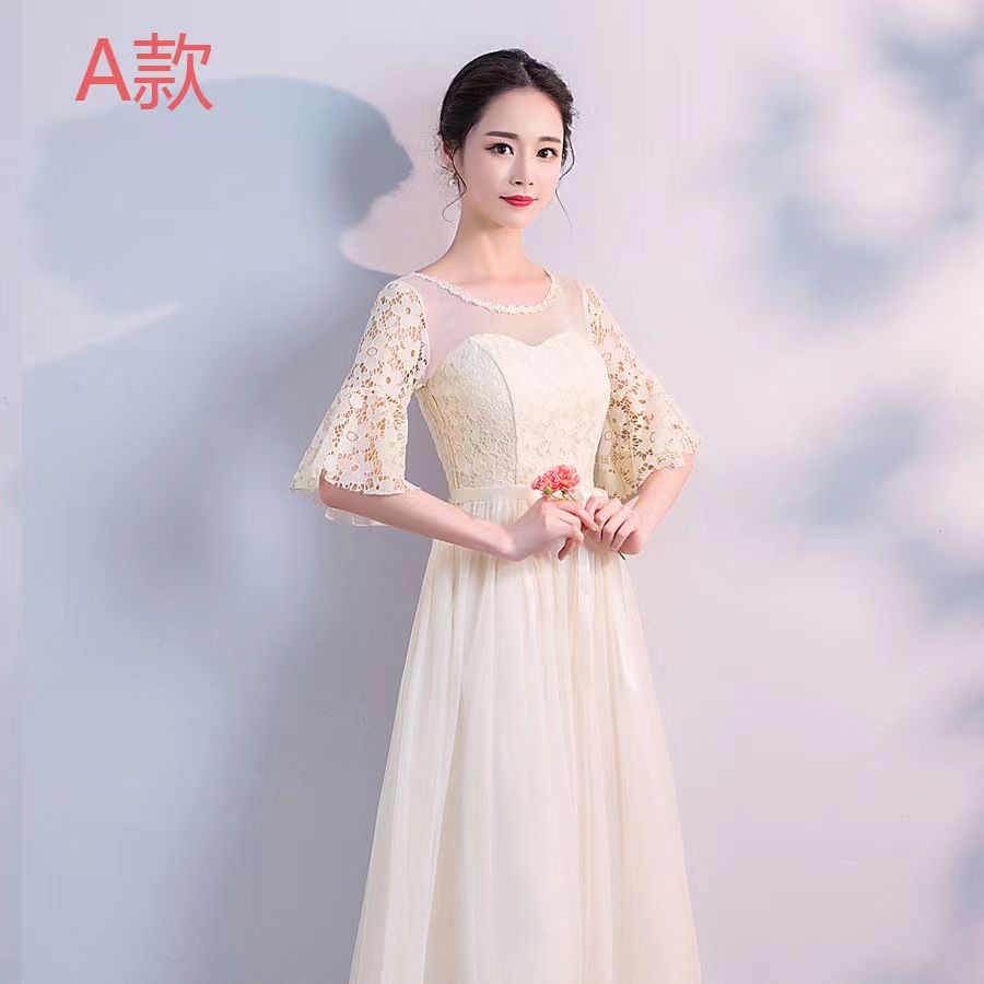 Bridesmaid Dinner Gown Maxi baju pengantin wedding dress Bridesmaid