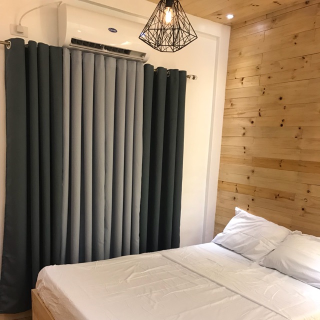 Plain Gray Curtain 220 Per Pc Shopee Philippines