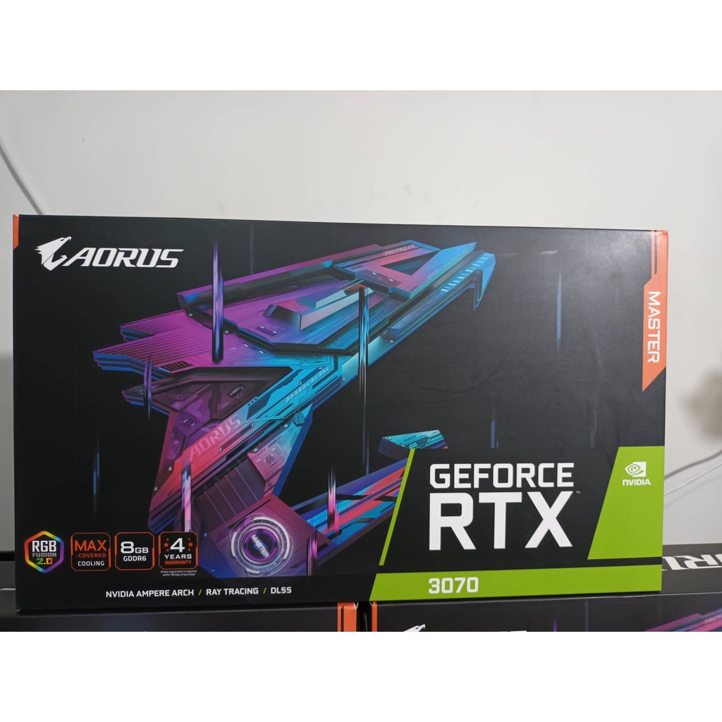 Gigabyte Aorus Master Geforce RTX 3070 USED Nvidia Gaming Graphics Card ...