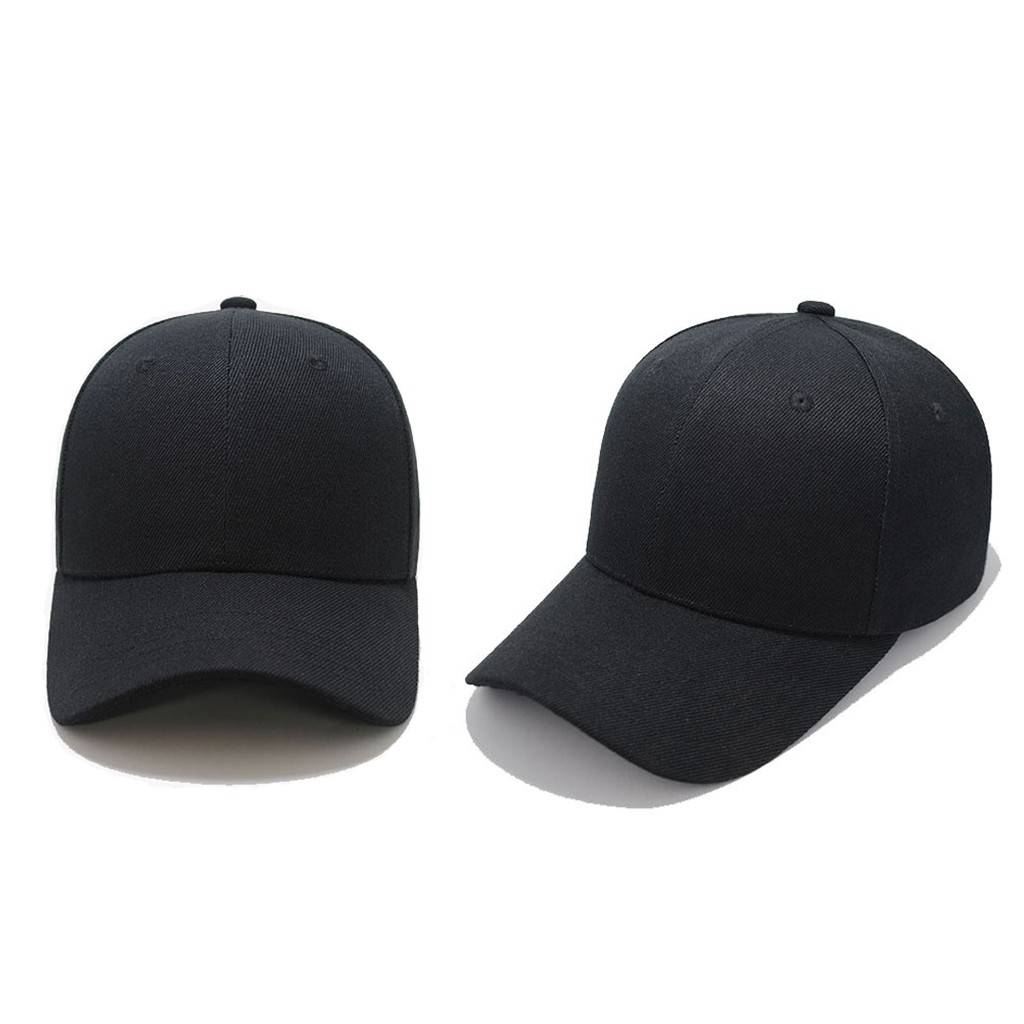 where can i buy a plain black baseball cap