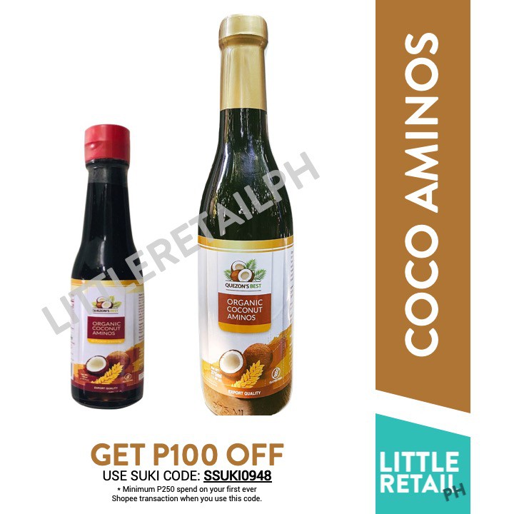 QUEZON'S BEST Coconut Coco Aminos (Soy Sauce/Toyo Substitute) for Keto
