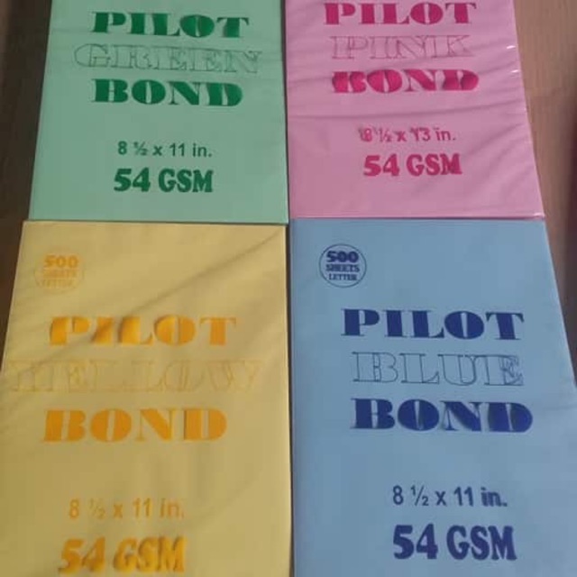 Pilot Colored Bond 54gsm Shopee Philippines