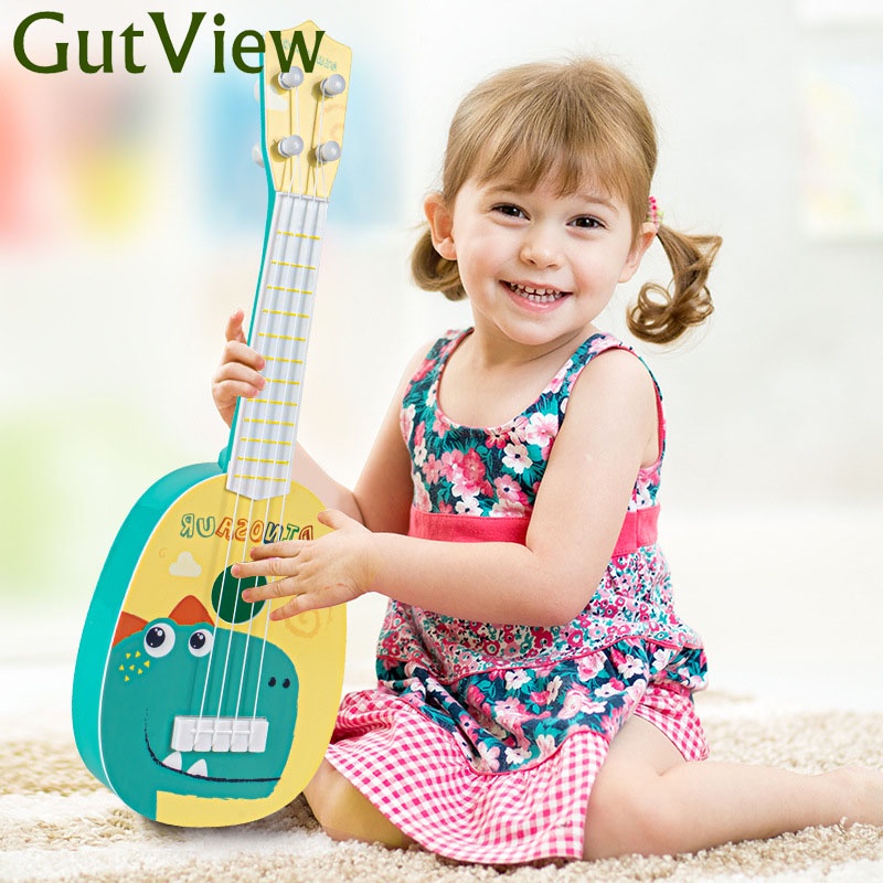 14" Mini Guitar Toy Musical Instrument for Kids Play & Learn Educational Gifts 