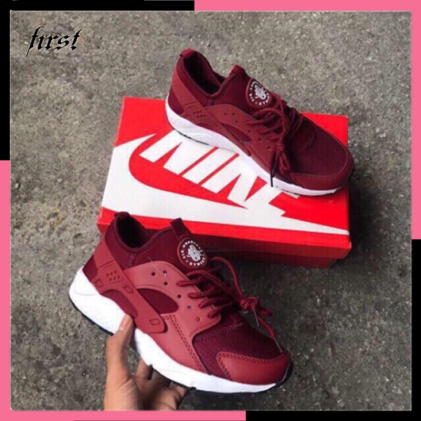 nike huarache womens maroon