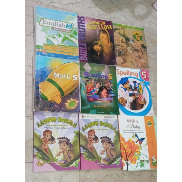 BJU Grade 5 (set of 8 books) | Shopee Philippines